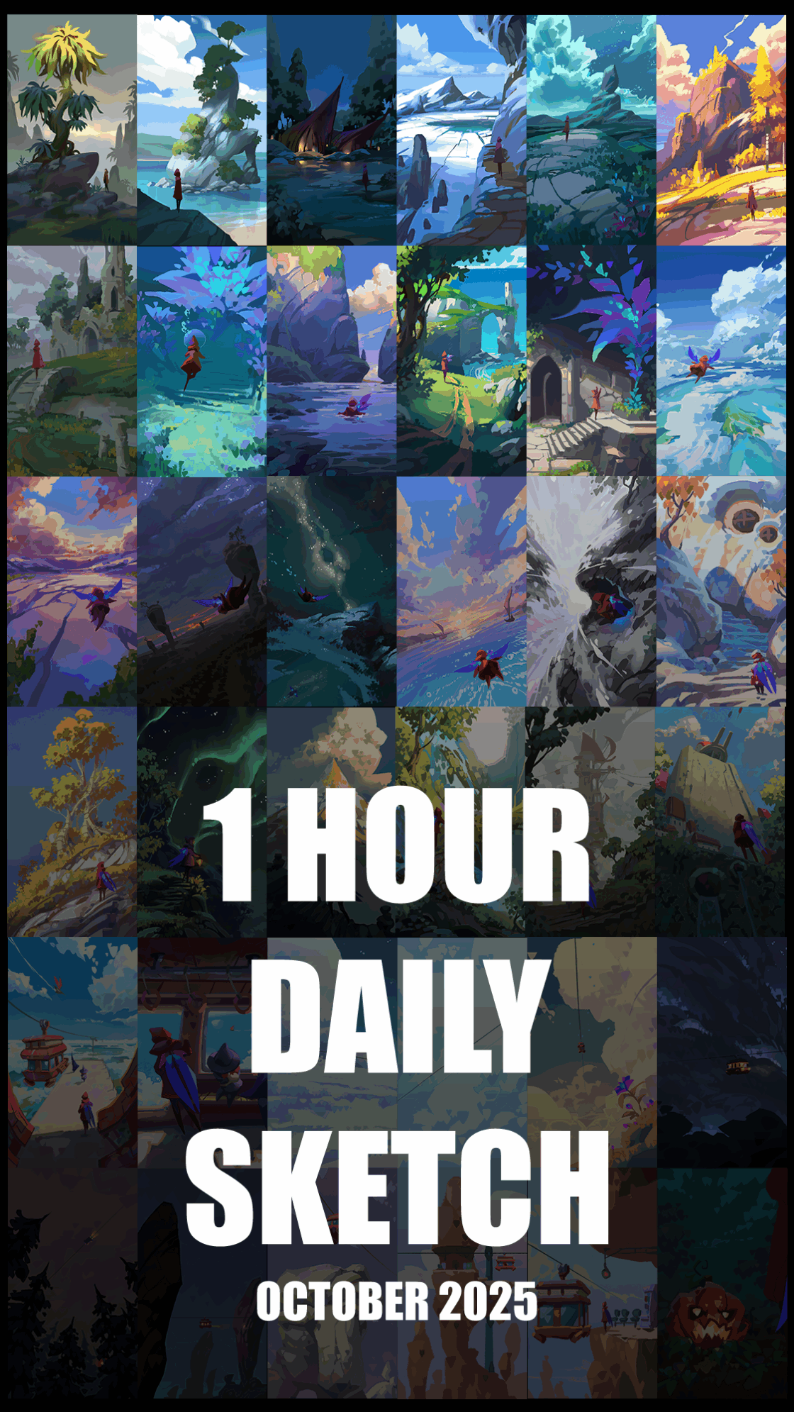 1 HOUR DAILY SKETCH OCTOBER 2025