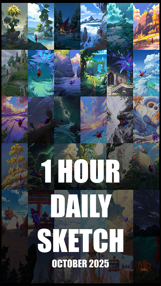 1 HOUR DAILY SKETCH OCTOBER 2025